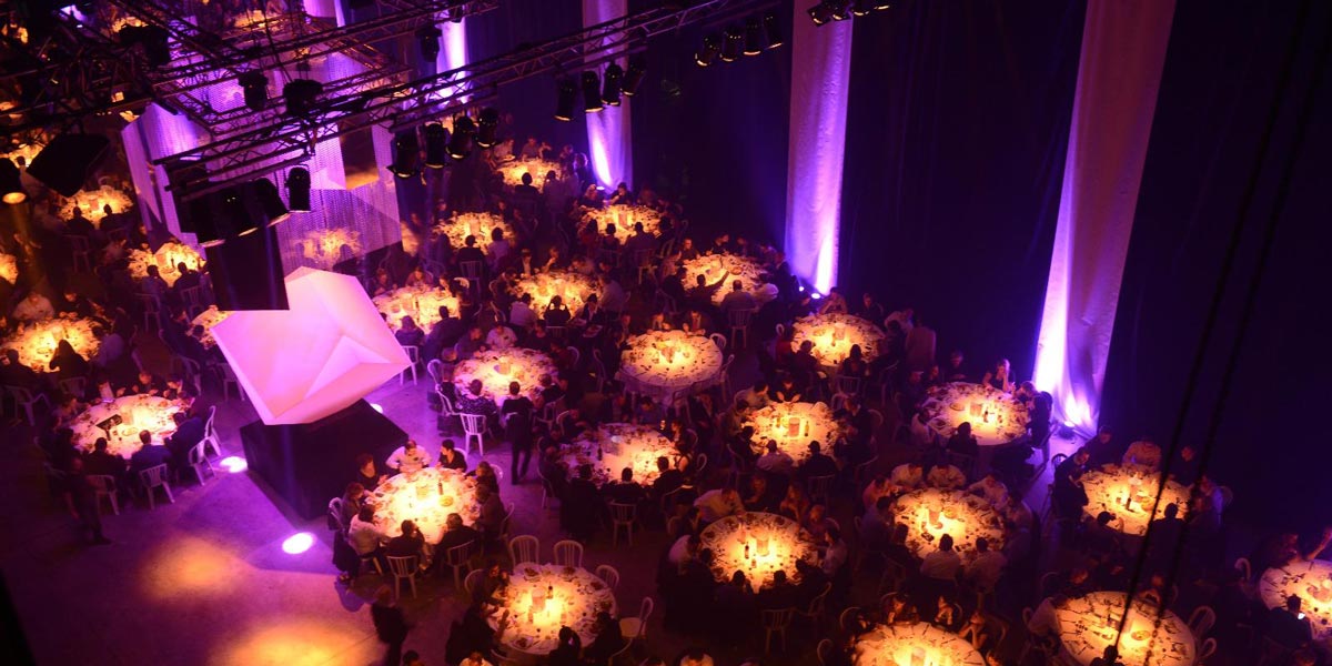 mise en lumière Zenith Caen repas