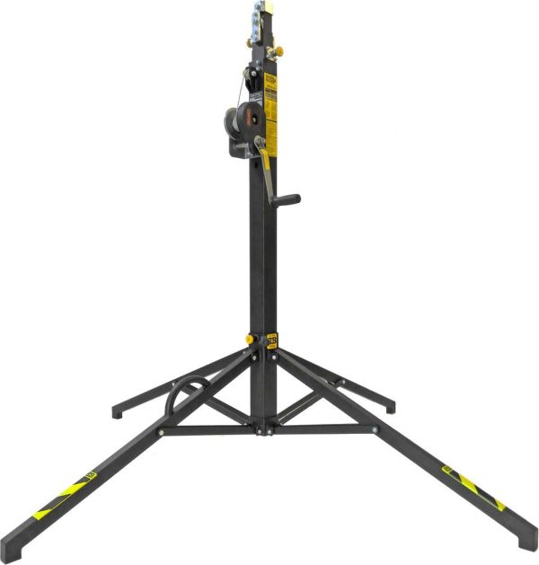 pied levage cremaillère B&B 150kg 4,8m power sound